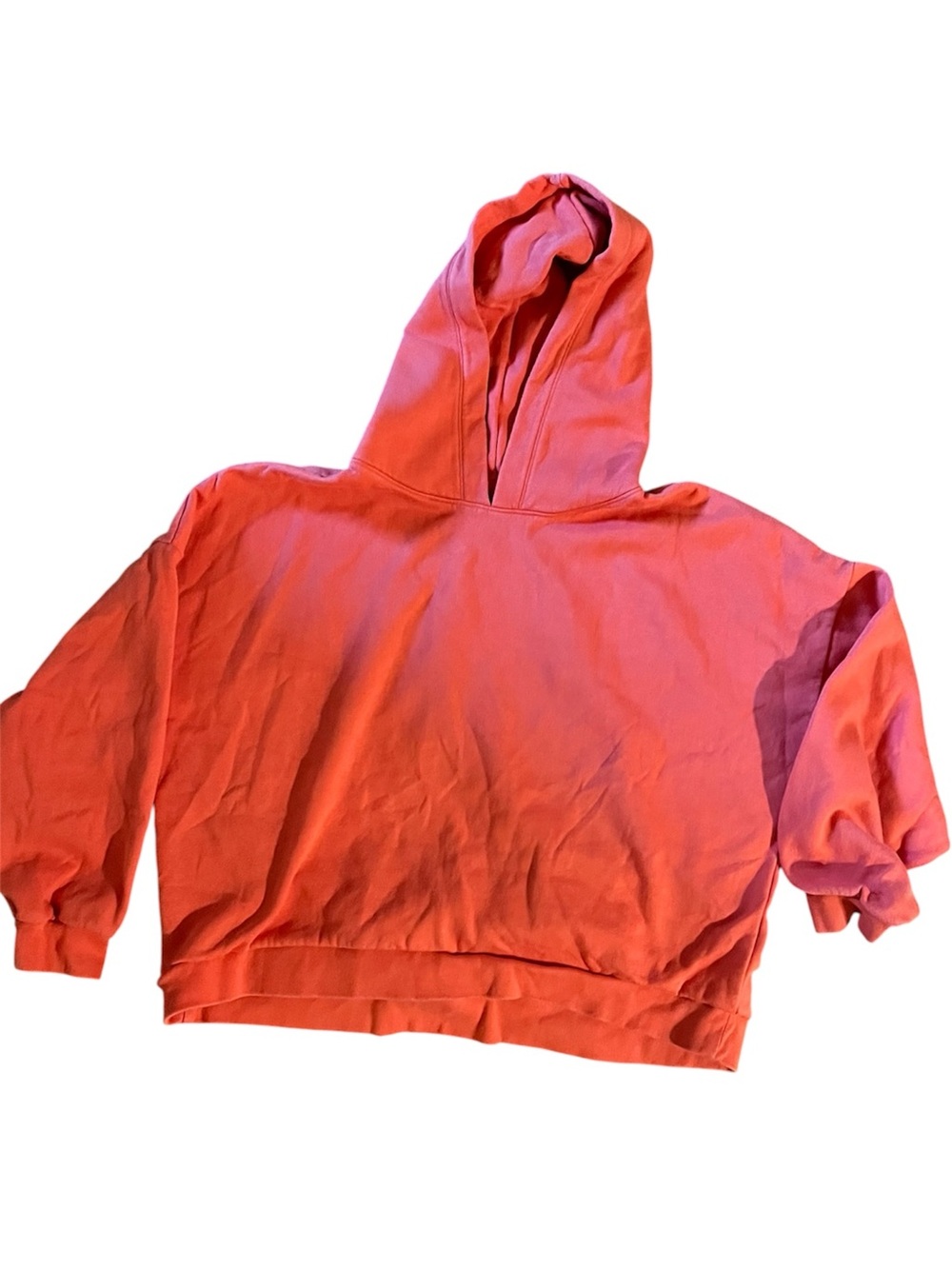 GAP boxy cropped orange Hoodie